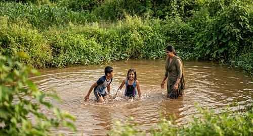 Swimming in the natural